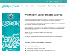 Tablet Screenshot of lisbonbikemap.com